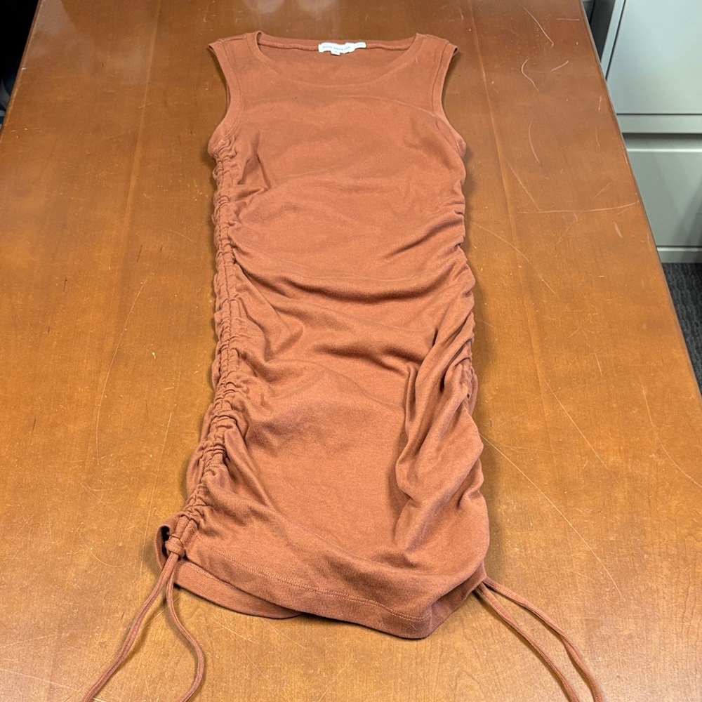 NOT FOR SALE Good American Terracotta Sleeveless Mini Dress